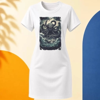 Šaty - Kraken - Volání mořské bestie